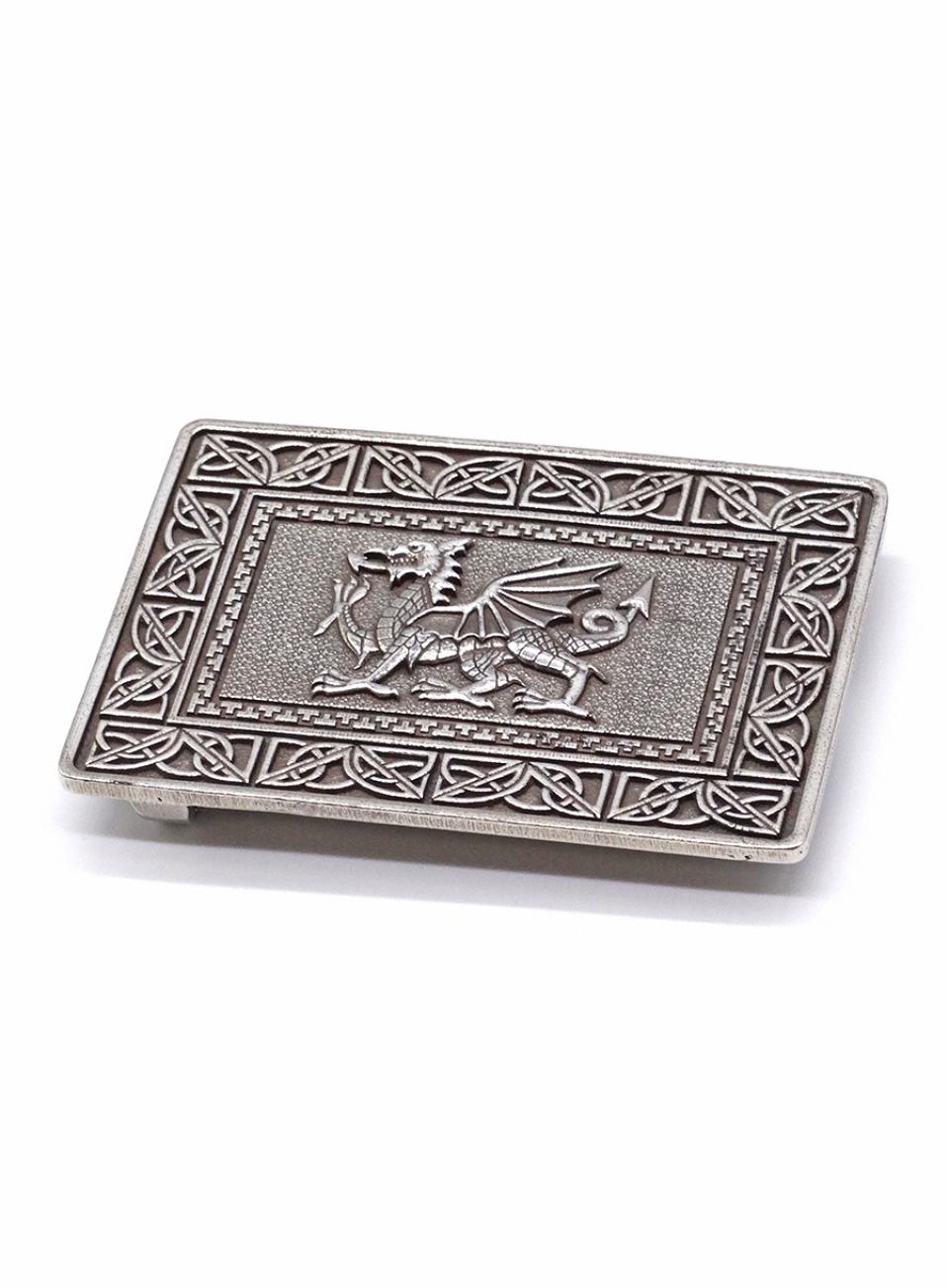 Pewter Dragon Buckle