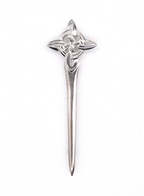 Sterling Silver Celtic Knot Kilt Pin