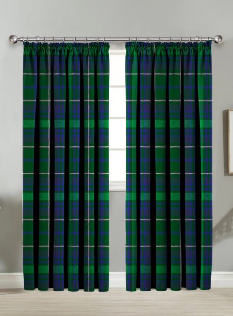 Scottish Tartan Pencil Pleat Curtains