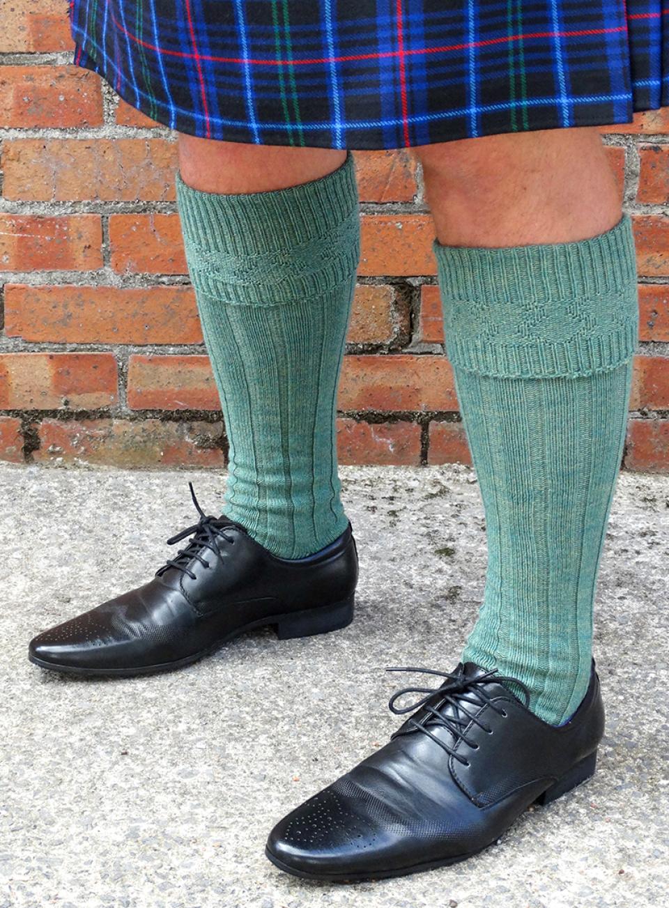 Lovat Green Kilt Hose (Socks)