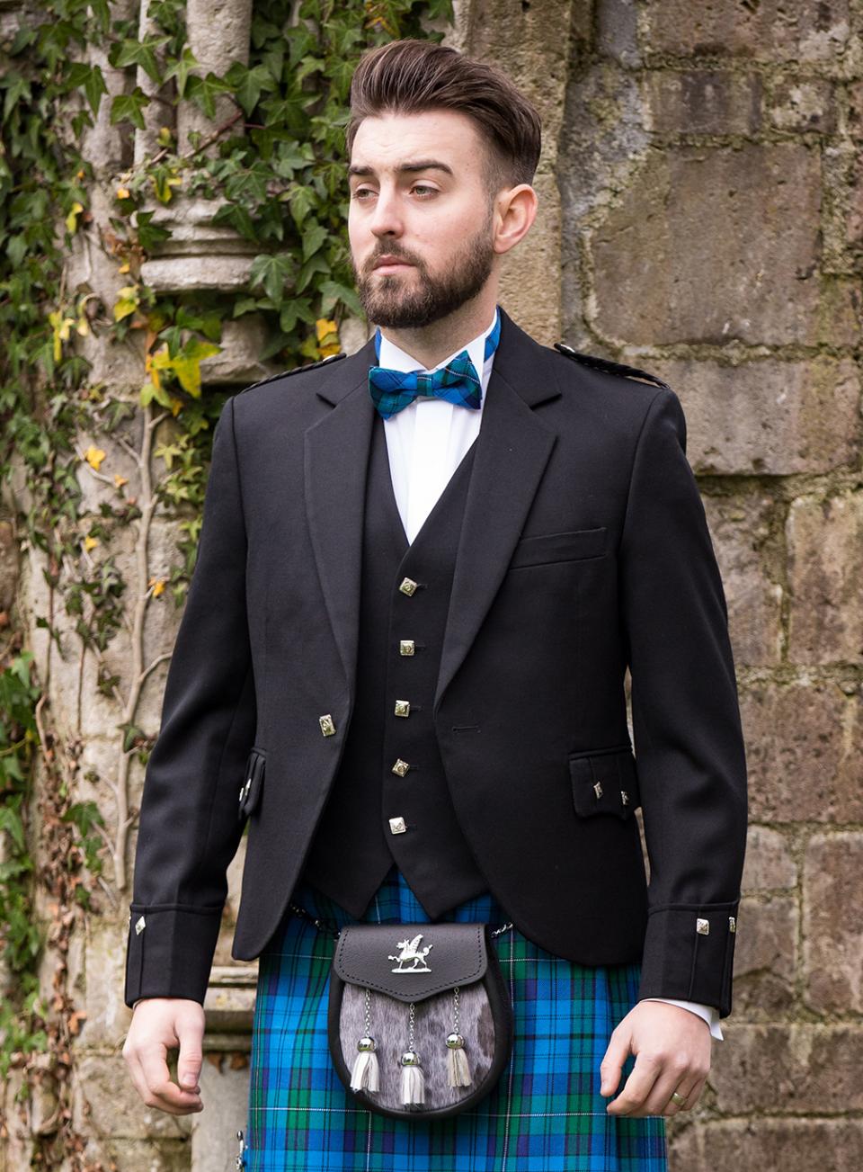 Scottish Kilt Jacket size 38" To 52" Scottish Jacket, Argyle Argyll 