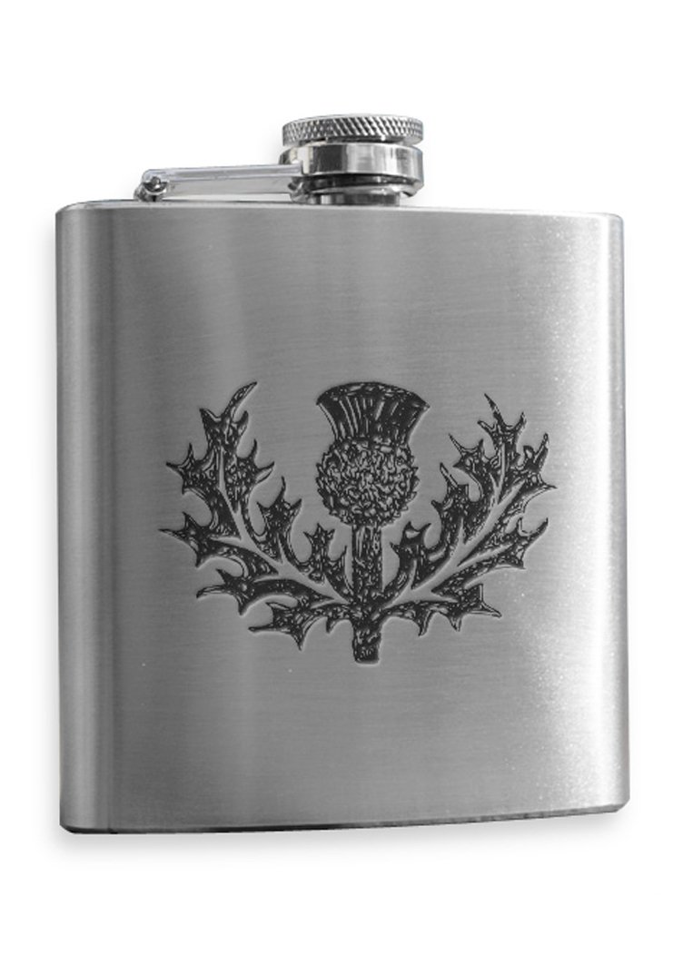 Thistle Hip Flask