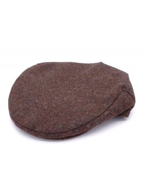 Brown Tweed Flat Cap