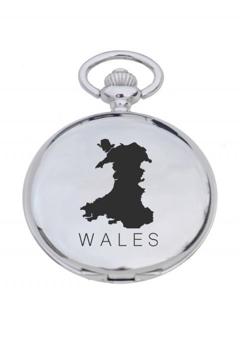 Wales Map Pocket Watch